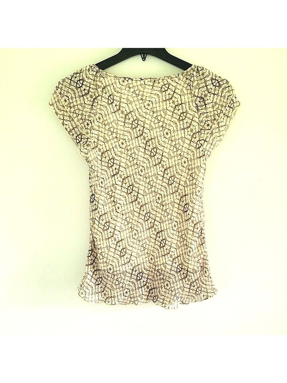 Denver Hayes Ruffled Top Size M - Picture 2 of 12